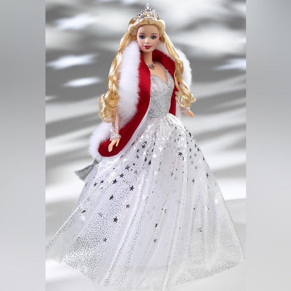 Mattel Holiday Celebration 2001 Barbie Doll NIB